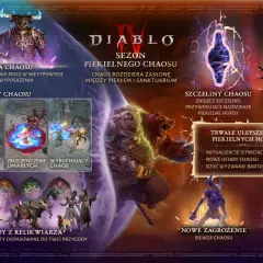 Diablo 4 Sezon 10: Piekielny Chaos. Nowe zbroje, atuty, zadania i nagrody. Zmierz się z Bartukiem, władcą chaosu.