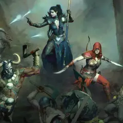 Wojownicy z Diablo 4 walczą z potworami, pokazując siłę crossplay.