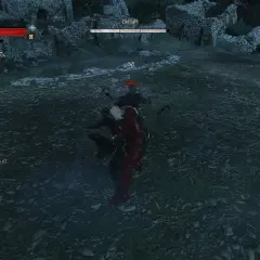 Geralt walczy z Dettlaffem, zadając mu obrażenia. Kluczowe jest pokonanie Dettlaffa, by zakończyć misję.