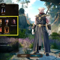Wybierz jedną z **baldur's gate 3 postaci** fabularnych: Astarion, Lae'zel, Gale, Posępne Serce, Wyll, Karlach lub Mroczna Żądza.