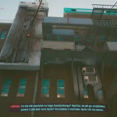Cyberpunk 2077: Czerwony wieszcz prowadzi do celu. Johnny rozważa sens życia.