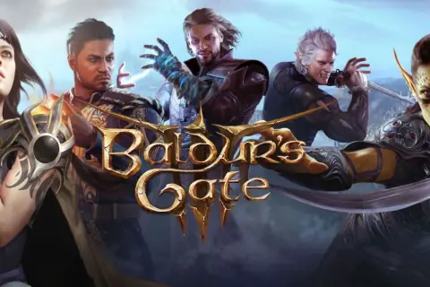 Postacie z Baldur's Gate 3, w tym wojowniczka, mag i łotrzyca, prezentują swoje unikalne bg3 klasy.
