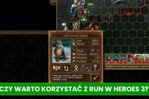 Gra Heroes 3, okno jednostki Jarl Jotunów. Czy warto używać kodów w Heroes 3?