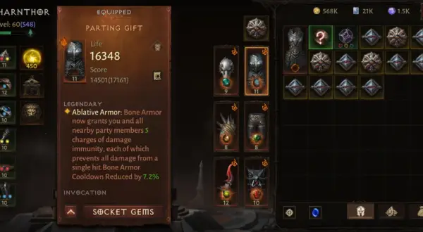 Najlepsze klejnoty dla nekromanty w Diablo Immortal, które musisz znać