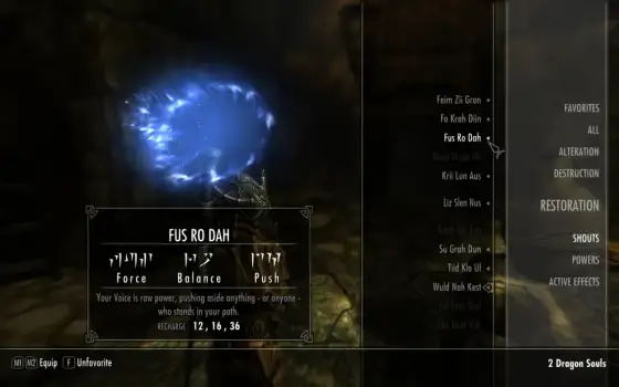 Fus Ro Dah w Skyrim - jak działa i kiedy warto go używać?