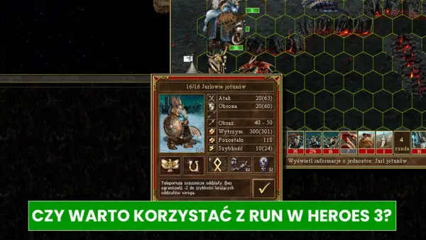 Gra Heroes 3, okno jednostki Jarl Jotunów. Czy warto używać kodów w Heroes 3?
